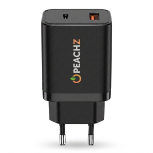 PEACHZ 65W Mini GaN USB-C PD Charger Compatible with iPhone & Samsung